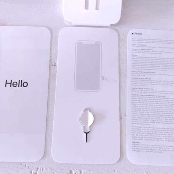 APPLE iPHONE 11 BOX ONLY 64GB Original Packaging OEM Stickers COLLECTIBLE Nerd - Picture 7 of 15